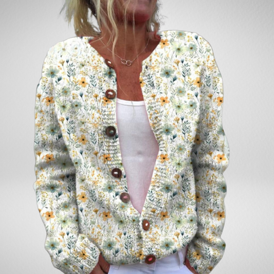 Rousseau Paris | Élégant Cardigan Floral
